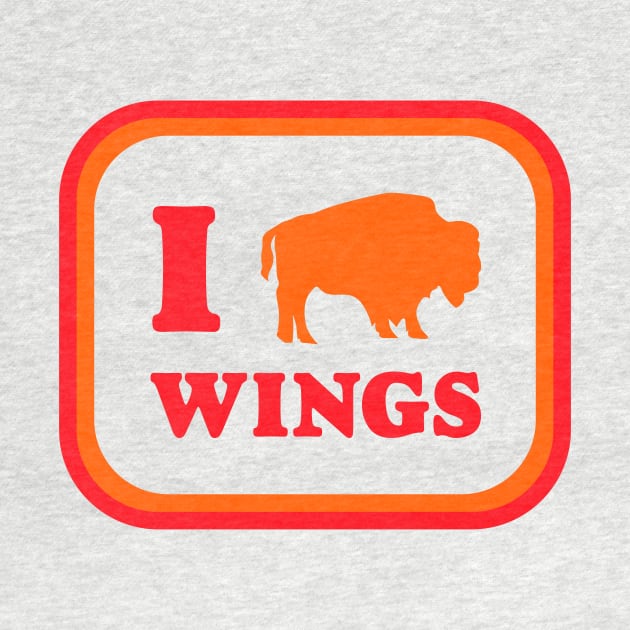 I Love Chicken Wings Buffalo Chicken Wings Chicken Wings by PodDesignShop